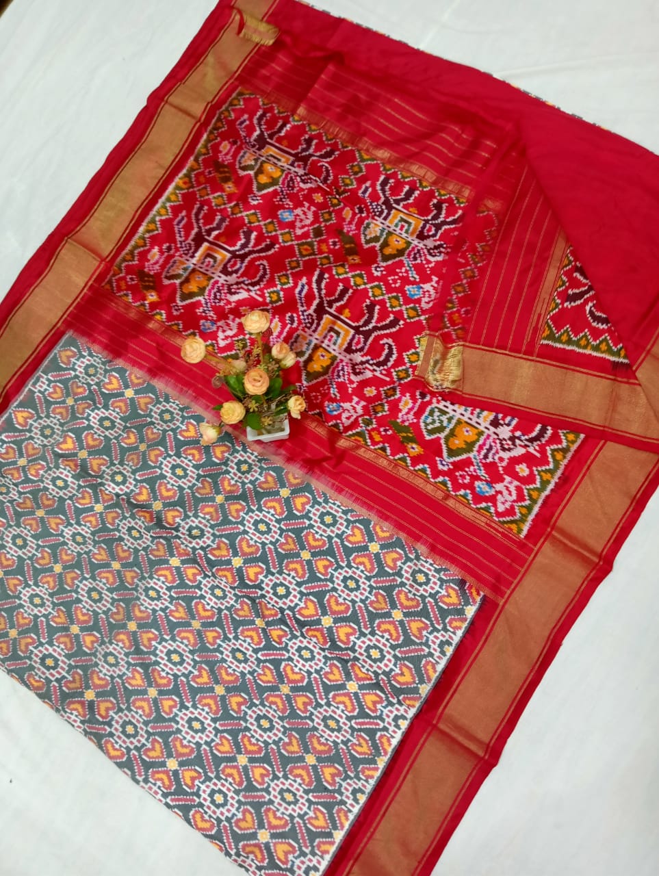 Iyathi | Pochampally Ikkat silk saree