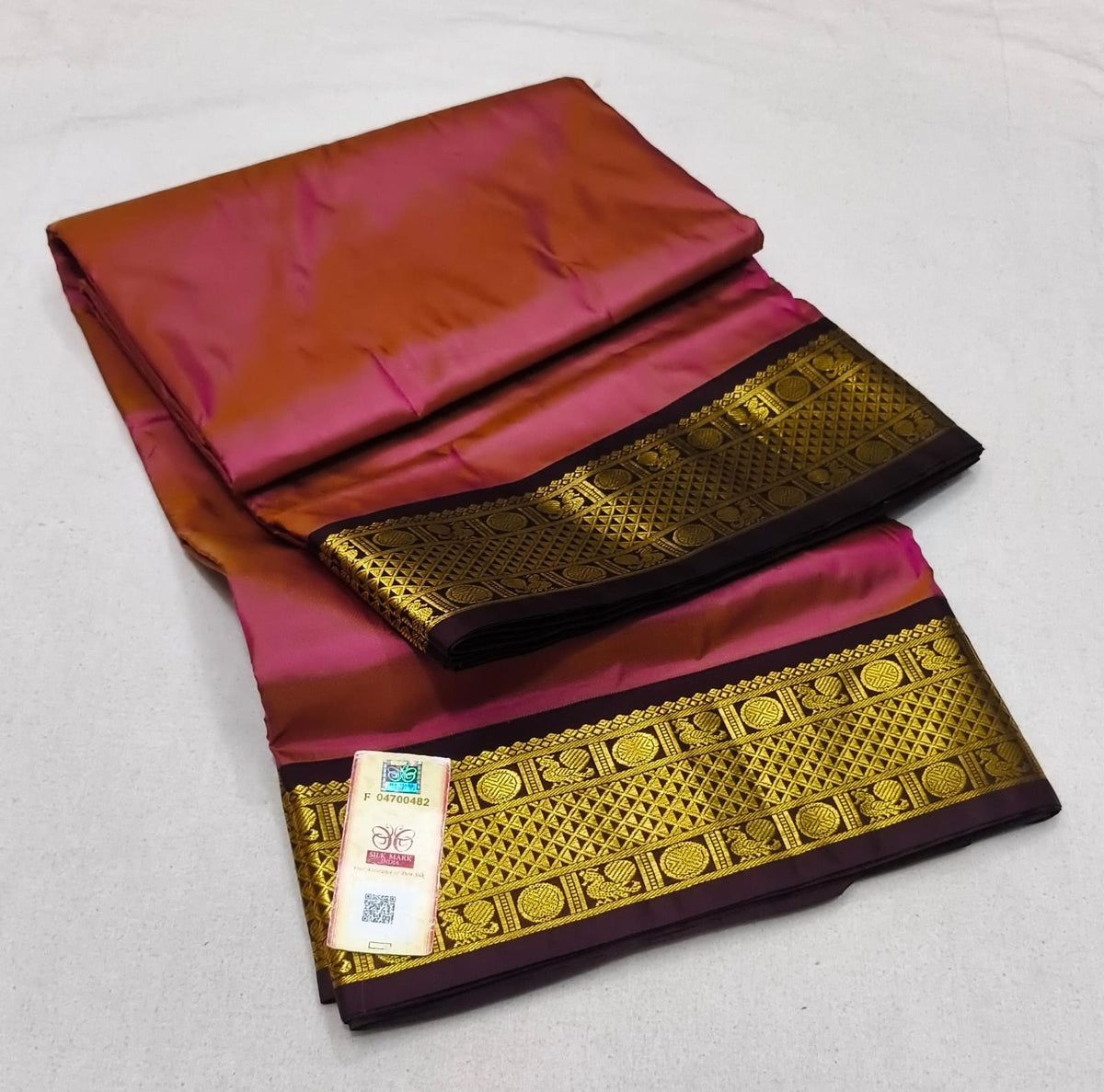 9 yards pure silk kanchipuram saree