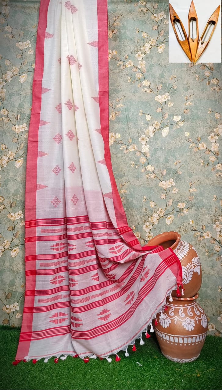 Nirmitha-cotton-jamdani | Cotton Jamdani Saree