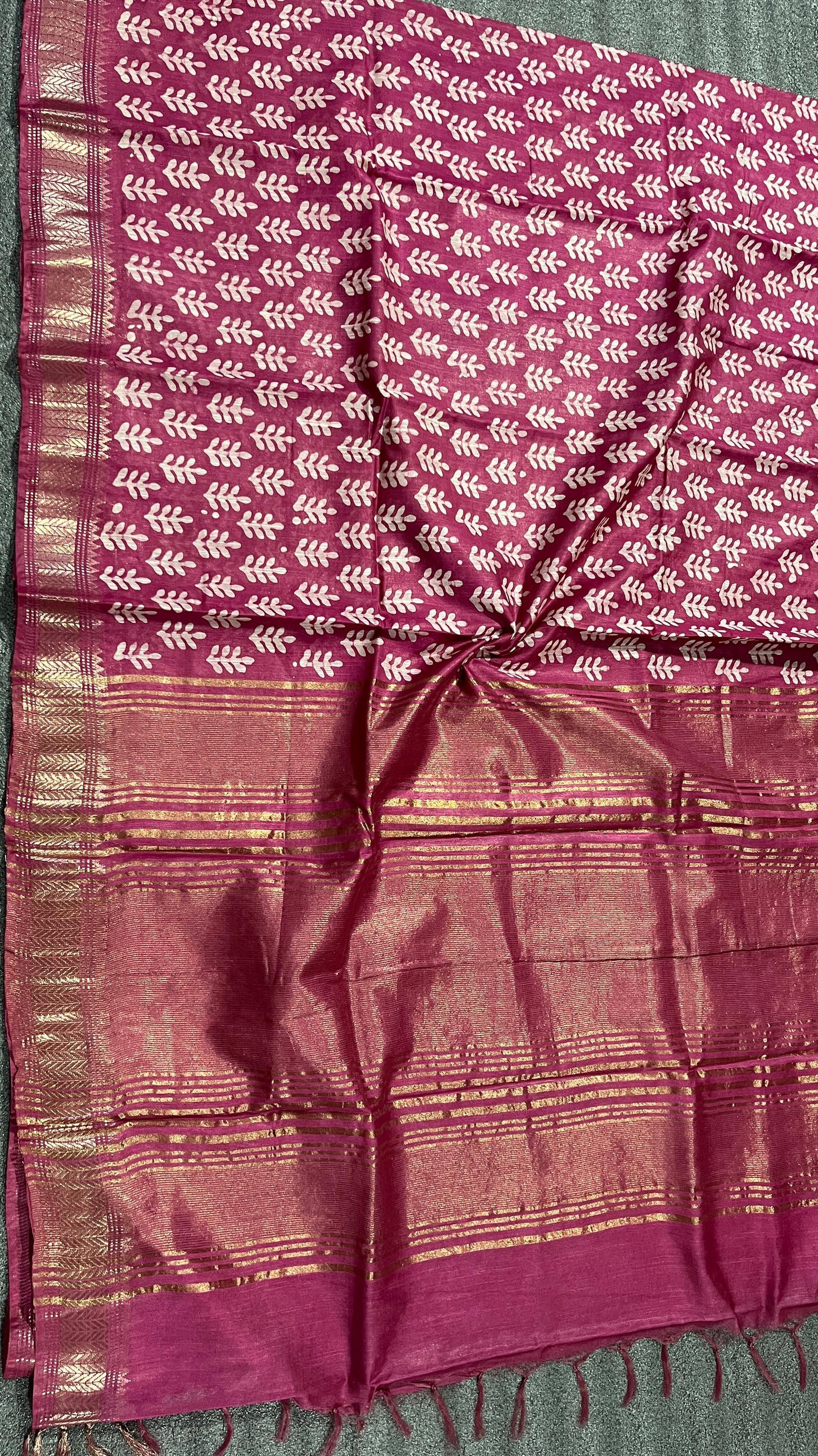 Anamika | special hand printed batik saree