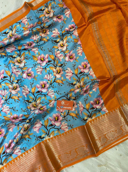 Sadhna | Pure Handloom Mangalagiri Cottonsilk Saree