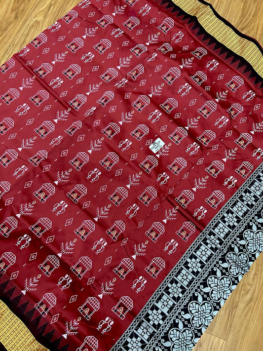 Janya | Sambalpuri  Papa Silk Sarees