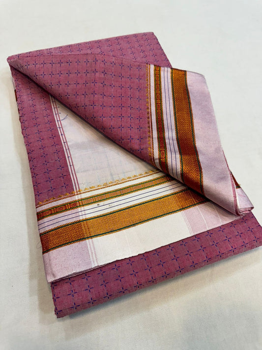 Unnati | Chukki Star Ilkal and Art silk With Cotton Saree