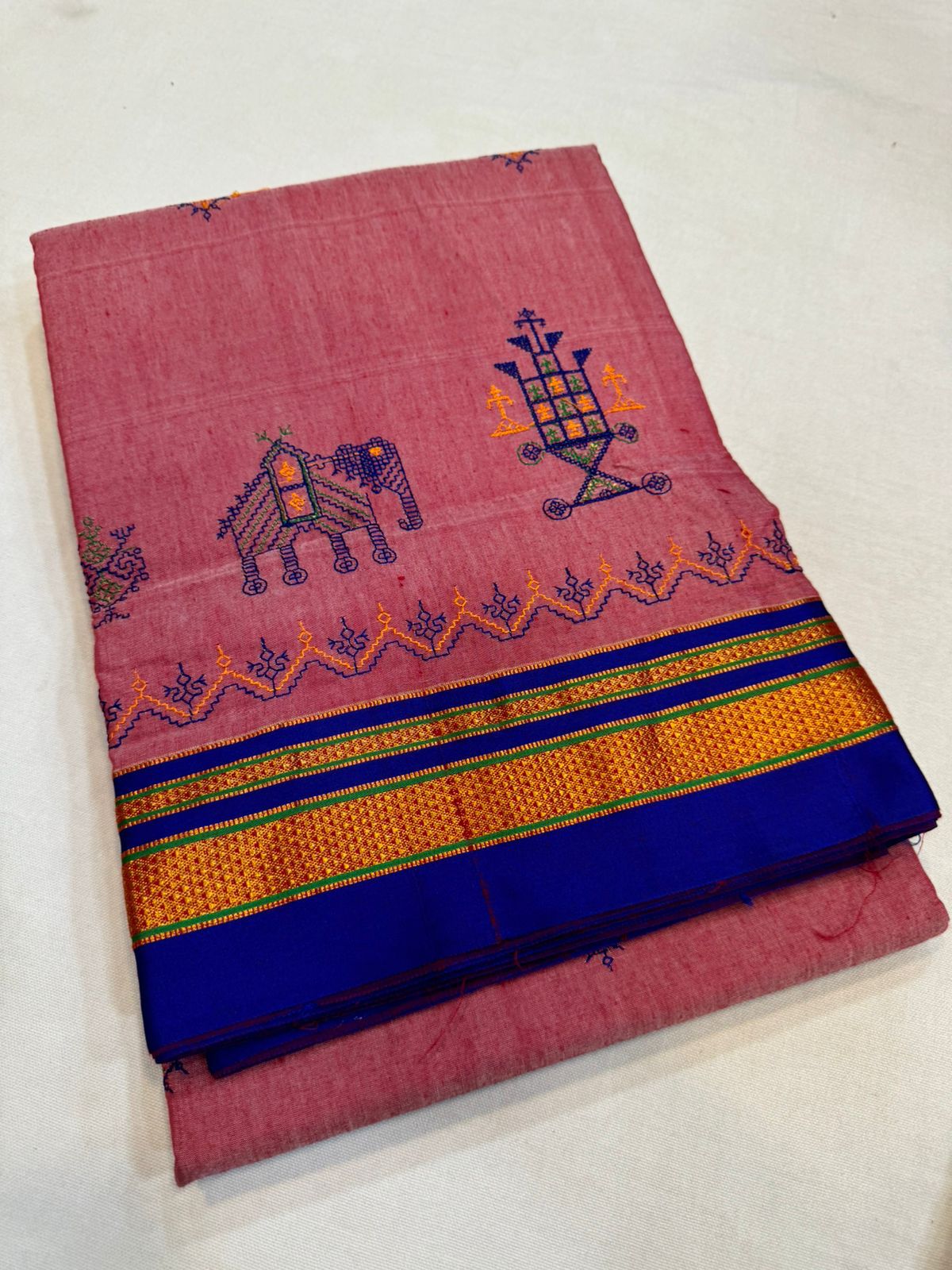 Anamika | Kasuti work Ilkal saree