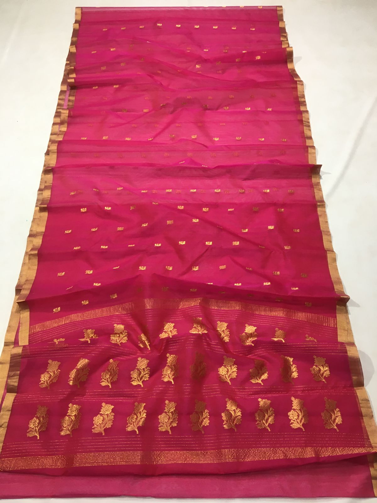 Kajjanbai | Katan Silk Chanderi Saree