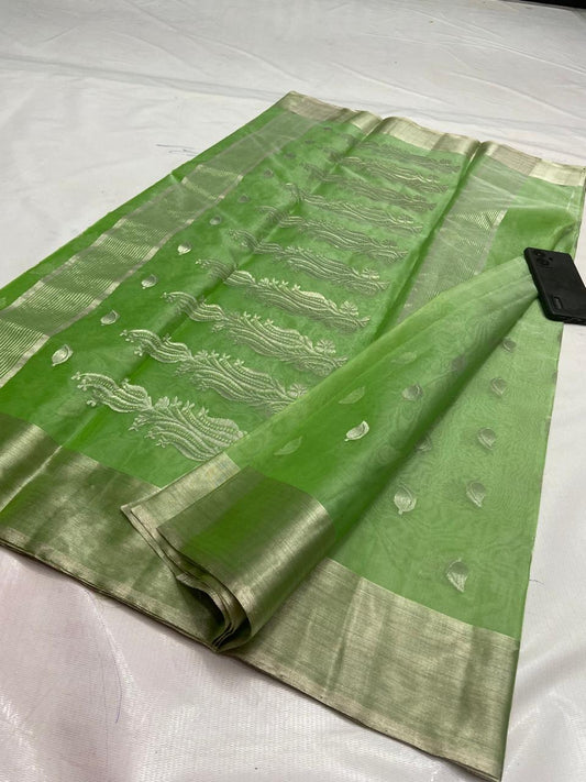 Jayshree | Katan Silk Chanderi Saree