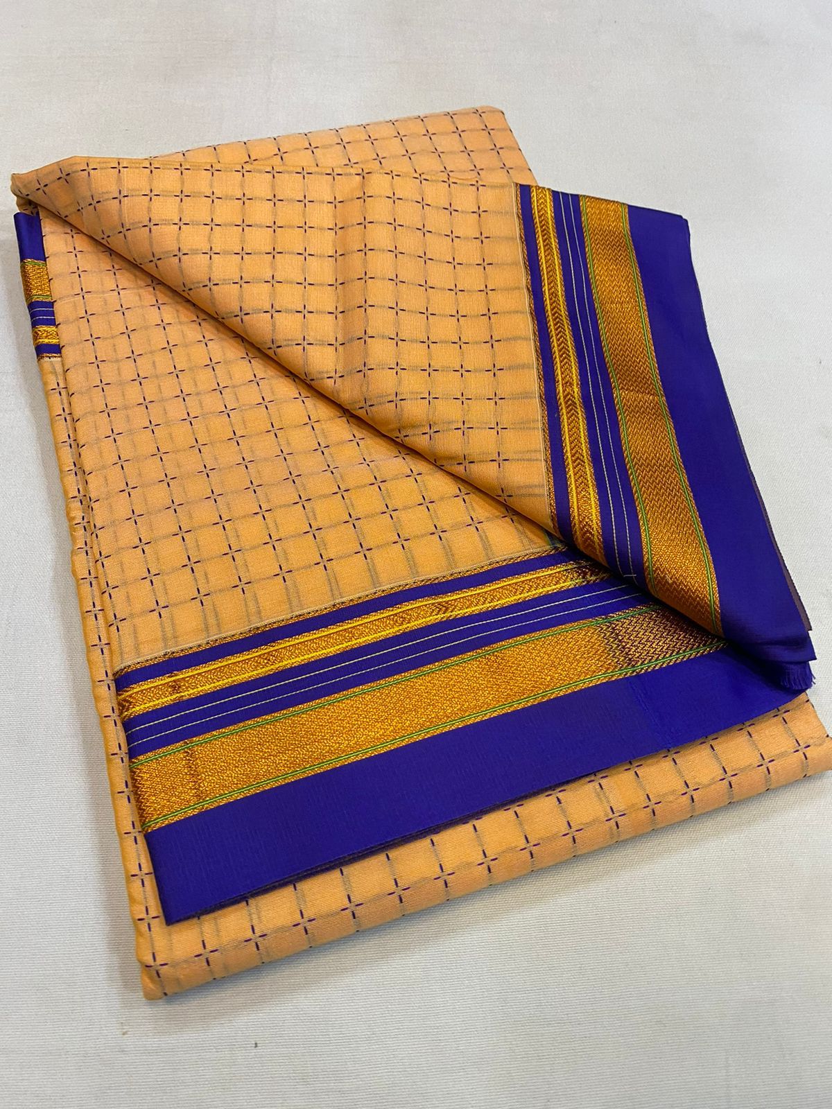 Udyati | Chukki Star Ilkal and Art silk With Cotton Saree