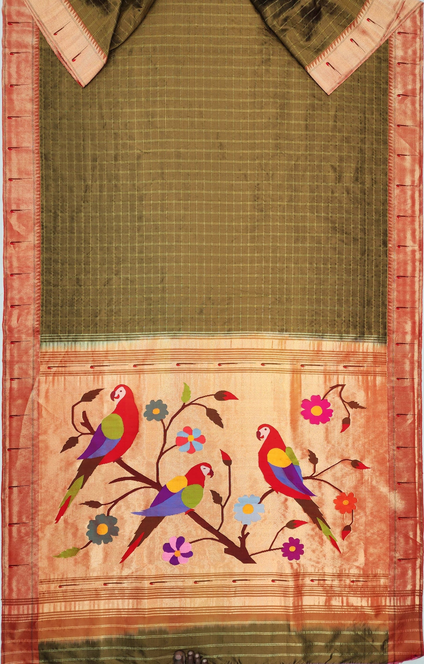 Vyanjana | SINGLE MUNIYA BROCADE PAITHANI