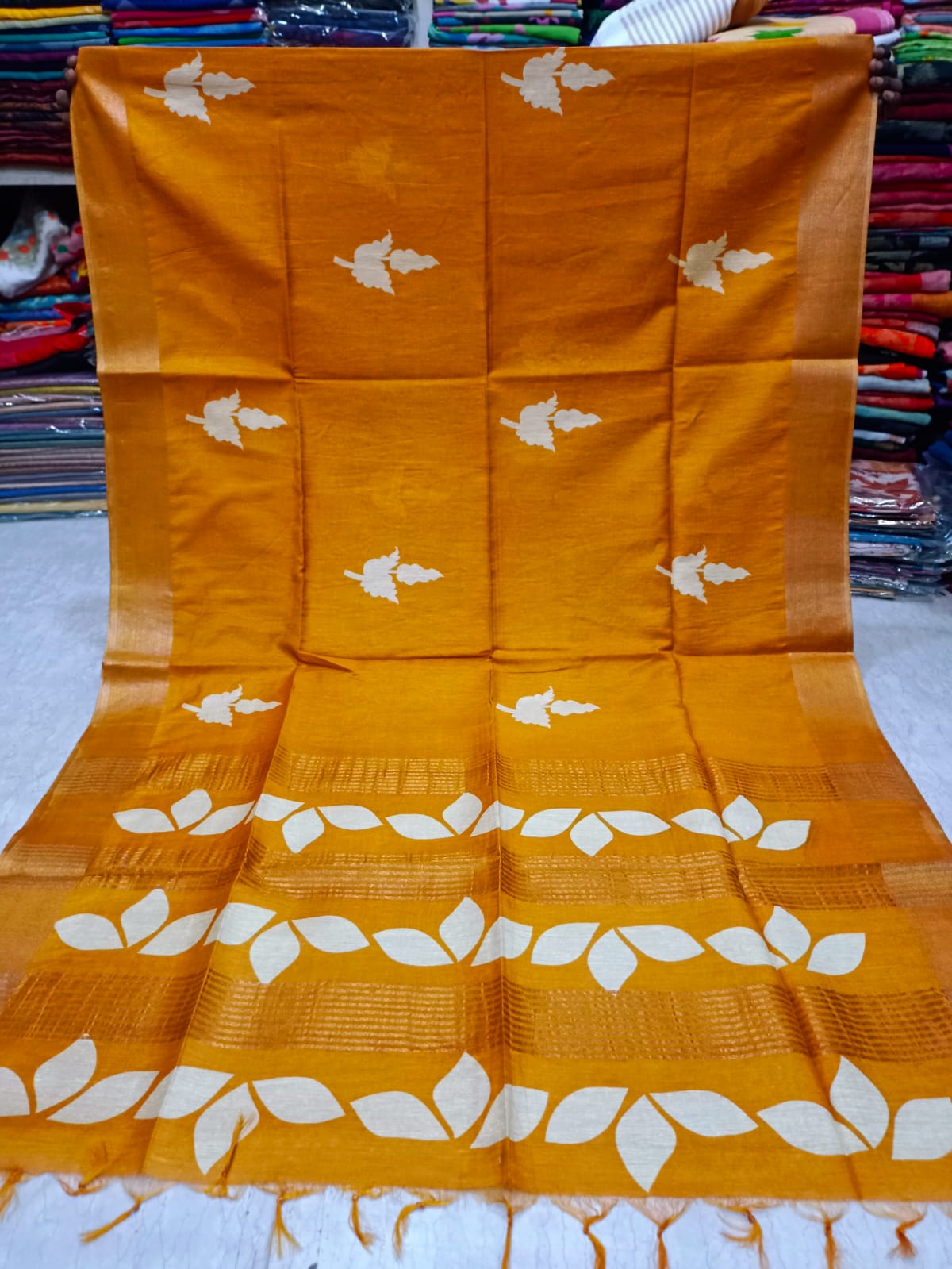 Janya | JAYSHREE SILK SAREE WITH BEAUTIFUL SCREEN PRINT