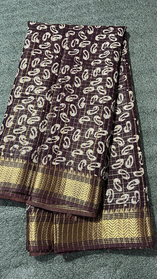 Amaira | special hand printed batik saree