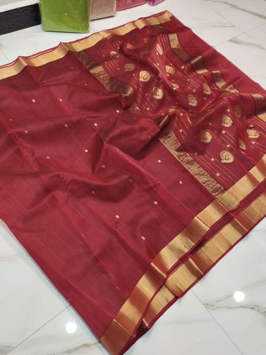 Lata | Chanderi In Katana Silk