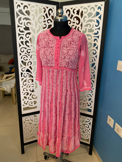 Kalidaar chikankari kurta