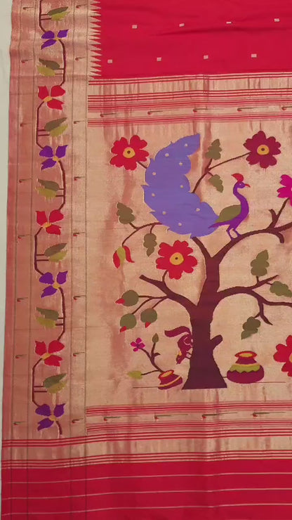 Palash  | Pure Silk Handloom Paithani