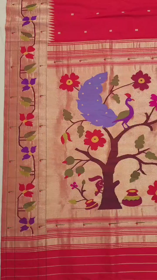 Palash  | Pure Silk Handloom Paithani