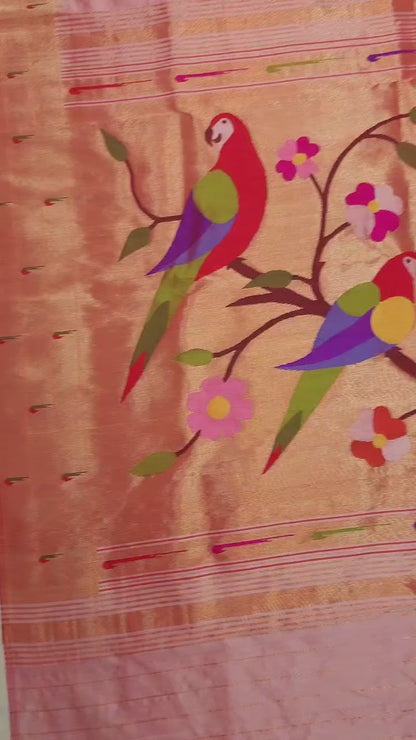 Piku | Pure Silk Handloom Paithani