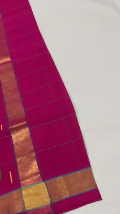 Harshi | pure cotton venkatagiri saree