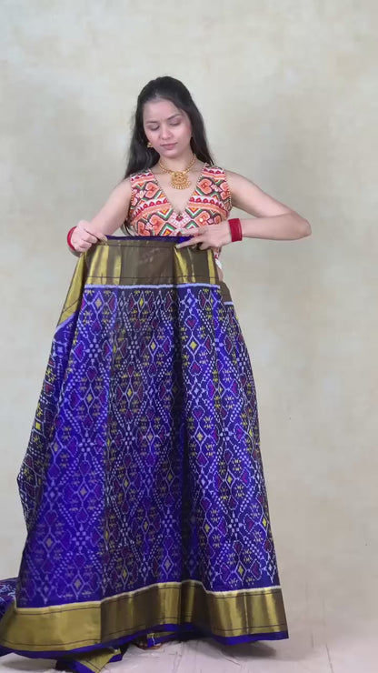 Falak | Single Ikat Patola saree