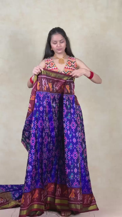 Palak | Single Ikat Patola saree