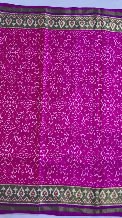 Ishika | Single Ikat Patola saree
