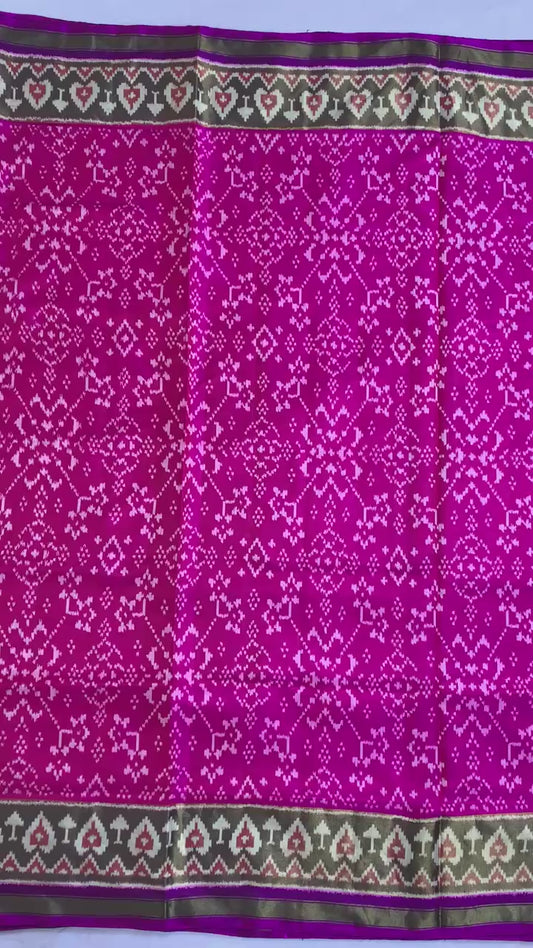 Ishika | Single Ikat Patola saree