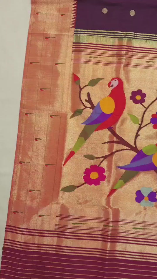 Pihu | Pure Silk Handloom Paithani