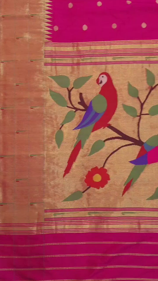 Prishika | Pure Silk Handloom Paithani