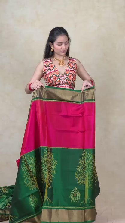 Heta | Single Ikat Patola saree