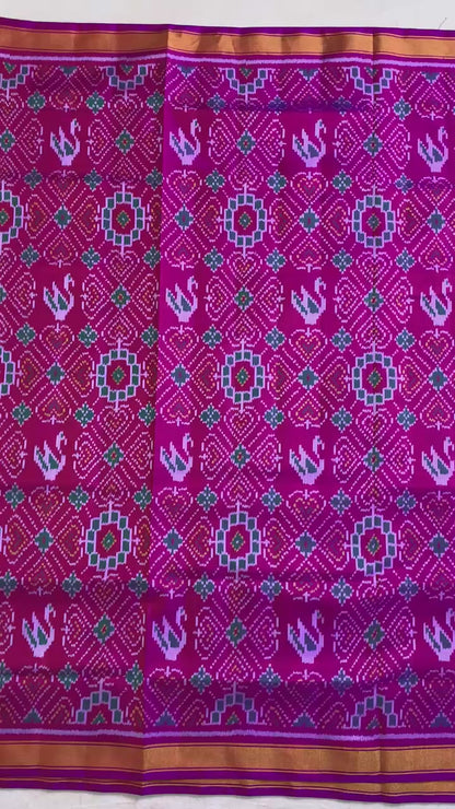 Eshika | Single Ikat Patola saree