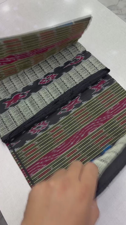 Oosi | Sambalpuri ikat saree