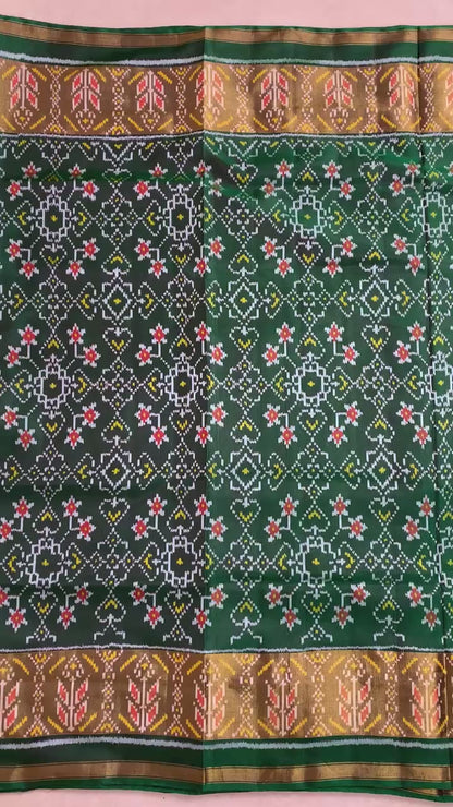 Kintuk | Single Ikat Patola saree