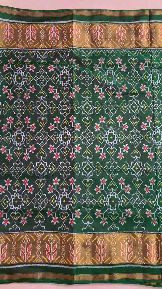 Kintuk | Single Ikat Patola saree