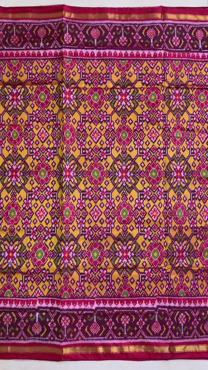 Alizeh | Single Ikat Patola saree