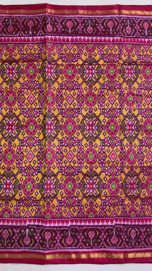 Alizeh | Single Ikat Patola saree