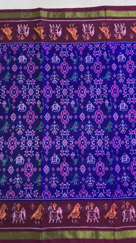 Palak | Single Ikat Patola saree