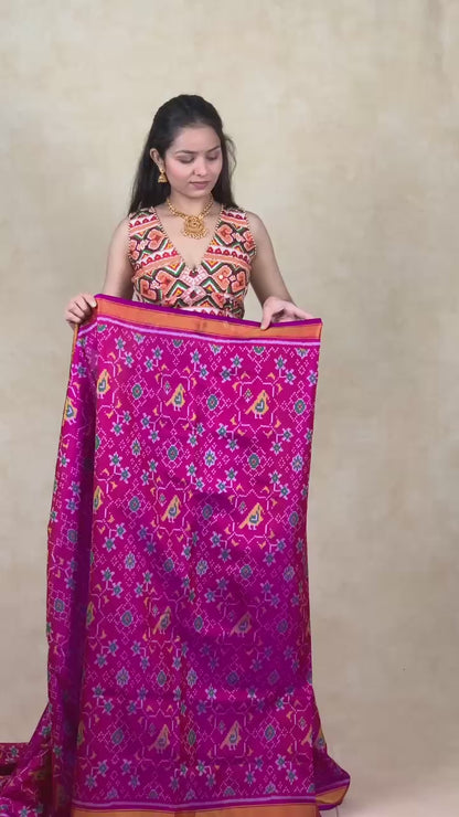 Eliza | Single Ikat Patola saree