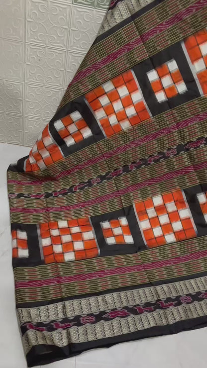 Oosi | Sambalpuri ikat saree