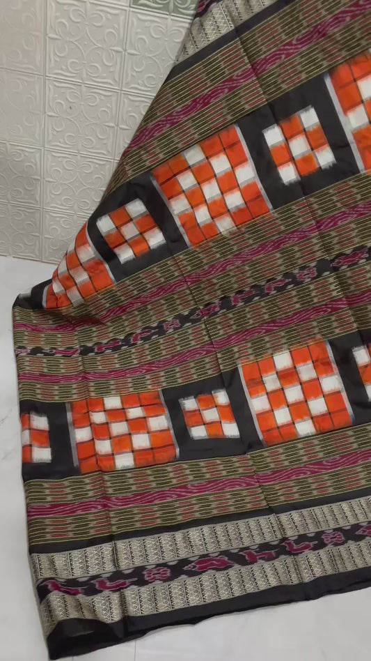 Oosi | Sambalpuri ikat saree