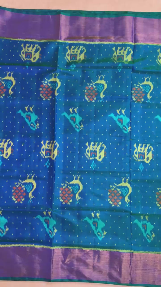 Foram | Single Ikat Patola saree