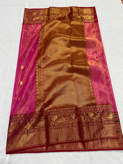 Chandana  | Katan Silk Chanderi Saree
