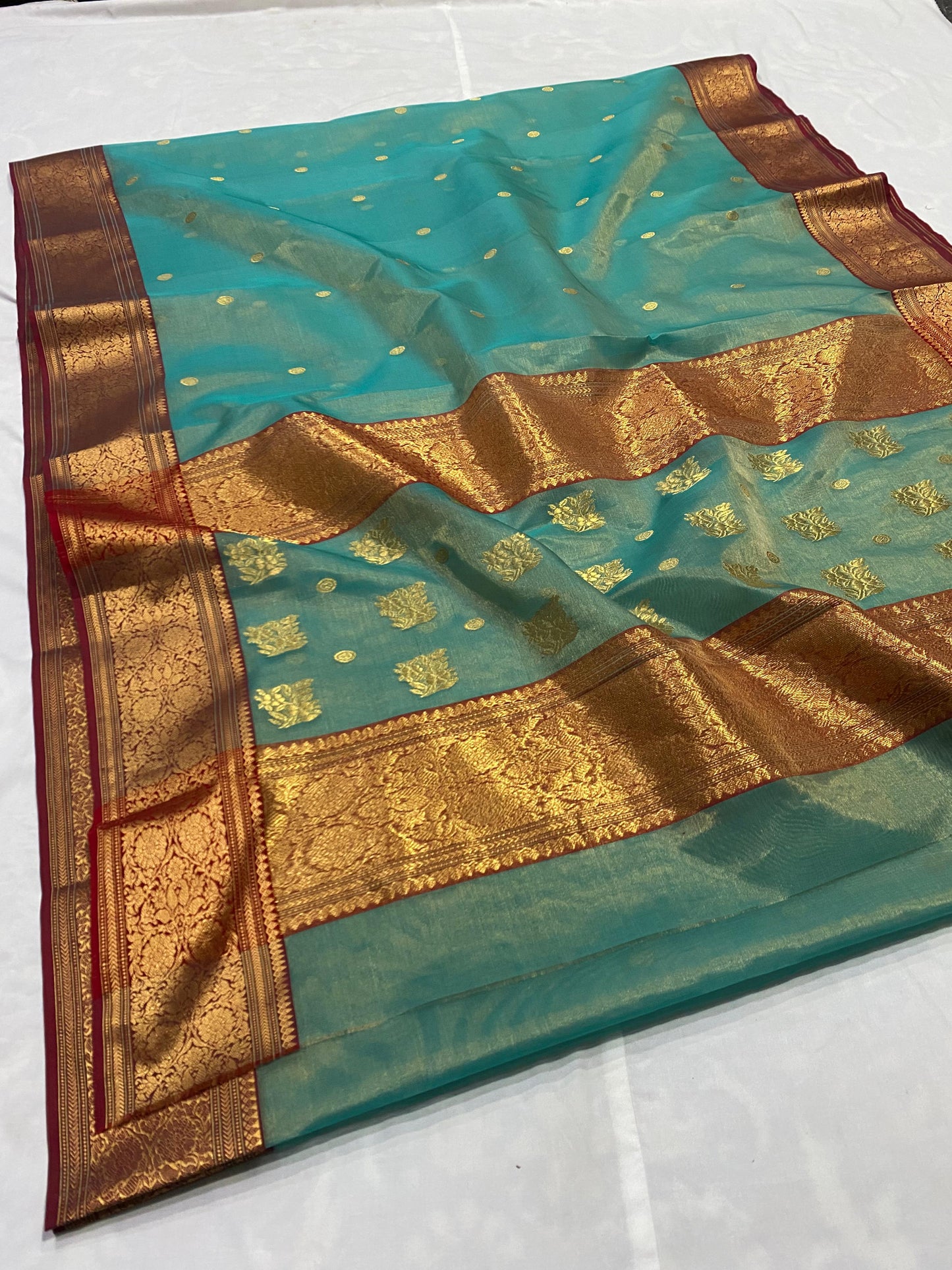 Chandrakshi  | Katan Silk Chanderi Saree