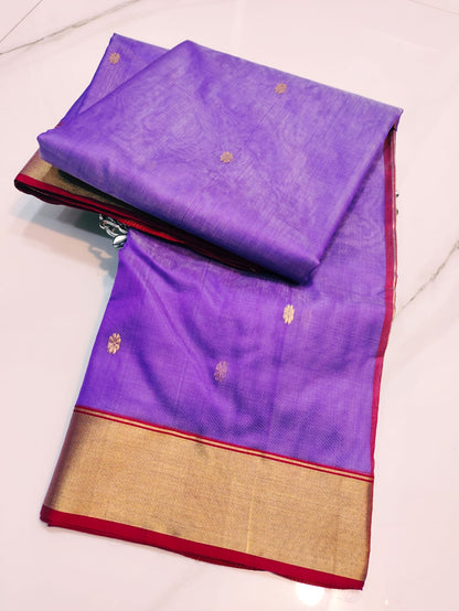 Gulshan | katan silk chanderi saree