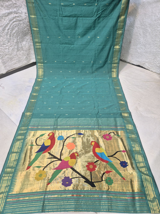 Princy | Cotton handloom paithani