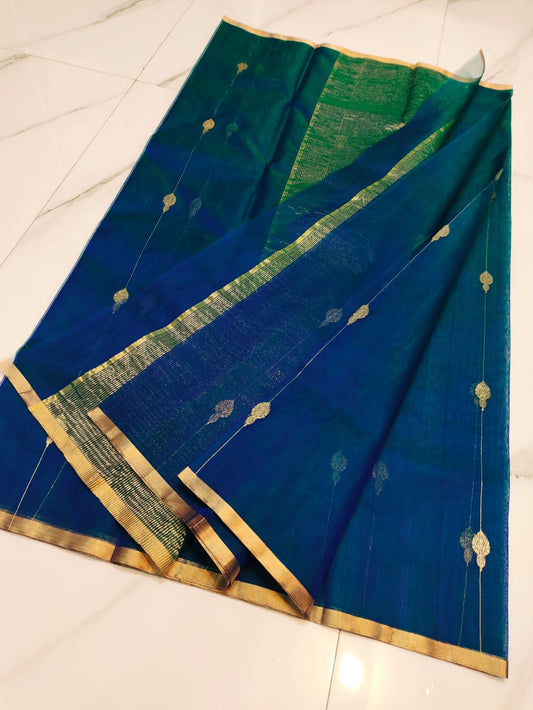 Chanda  | Katan Silk Chanderi Saree
