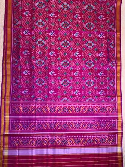 Eshika | Single Ikat Patola saree