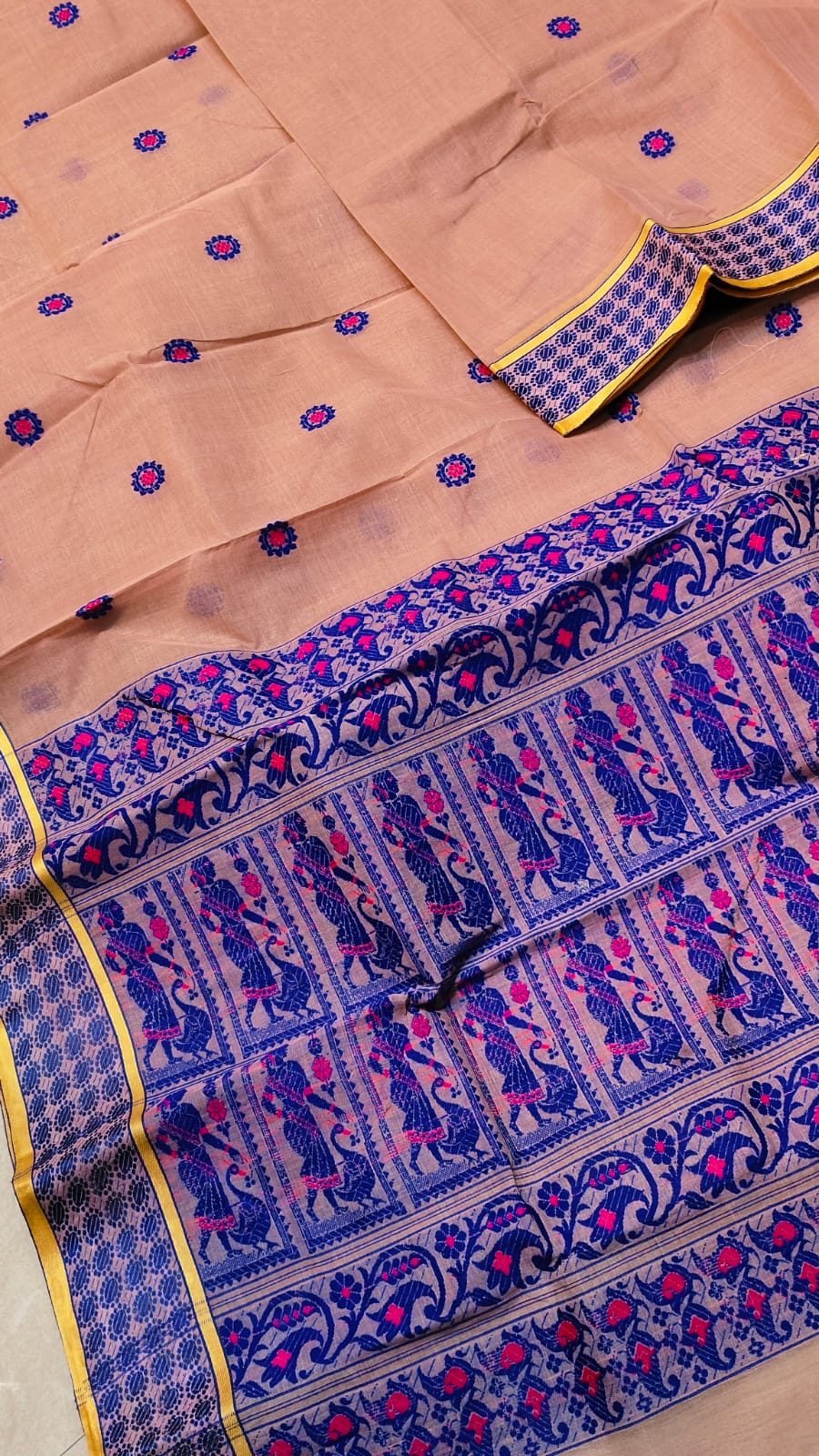 Jhilmil | Tant baluchari saree