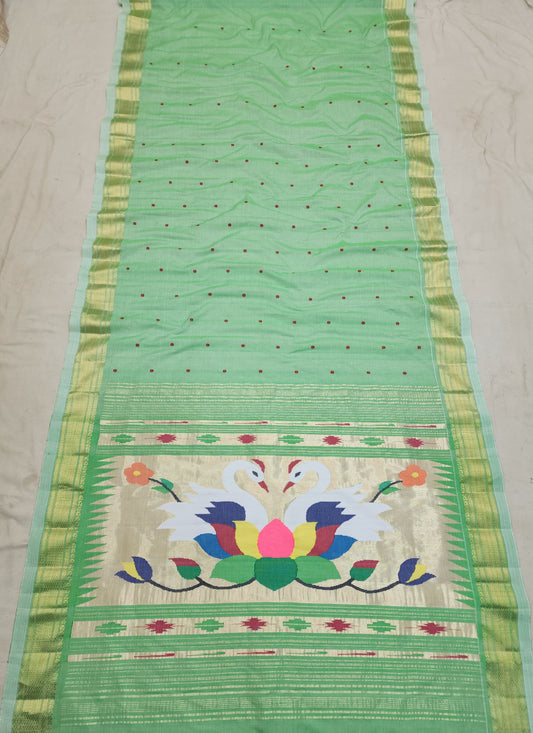 Pint | Cotton handloom paithani