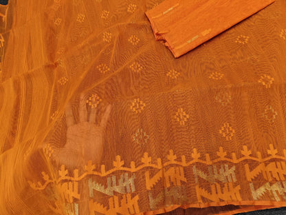 Jamila | half silk Jamdani
