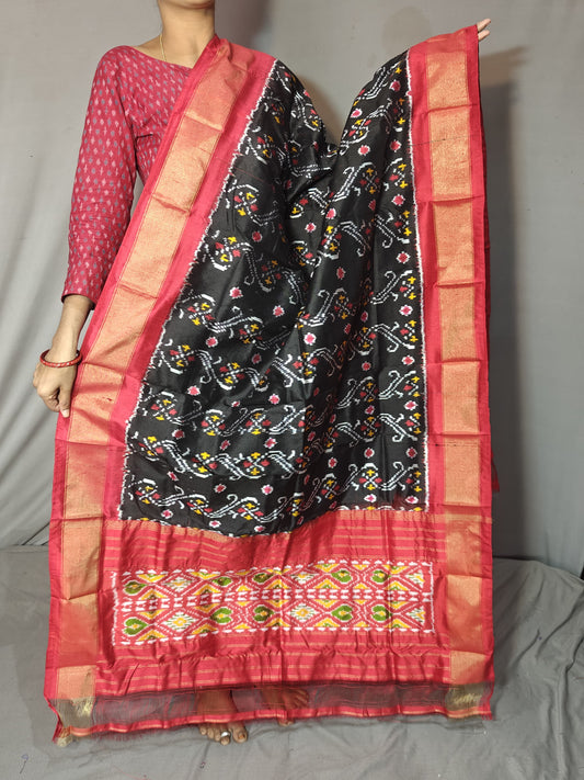 Ite | Ikat pure silk dupatta