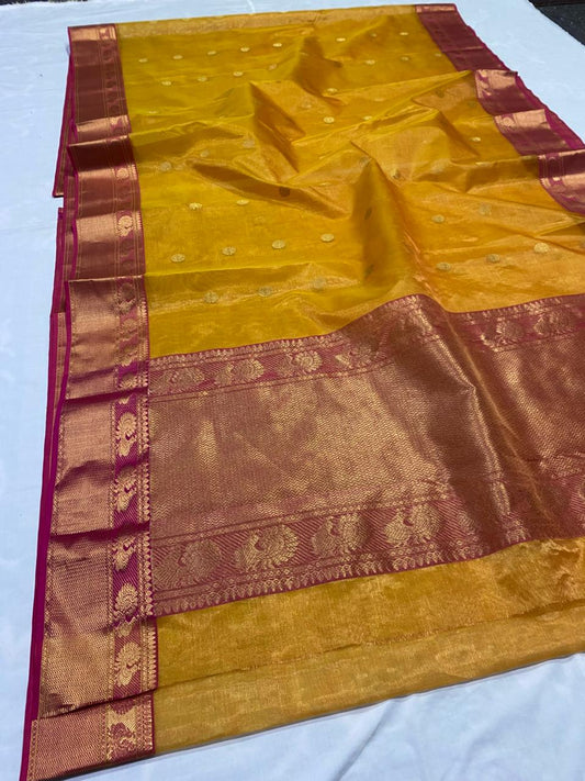Chandritha  | Katan Silk Chanderi Saree