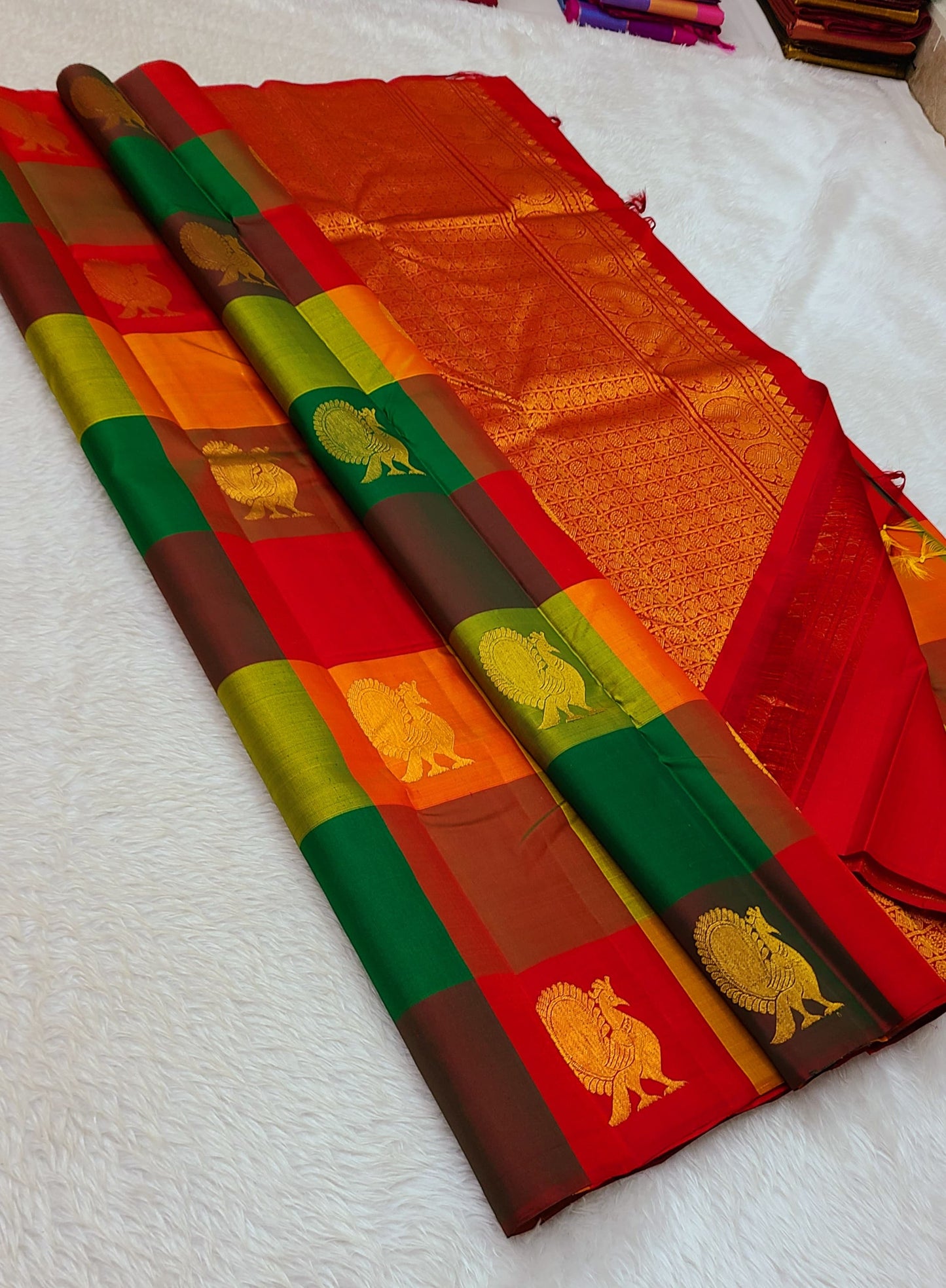 Kartika | 2G zari kanjeevaram saree